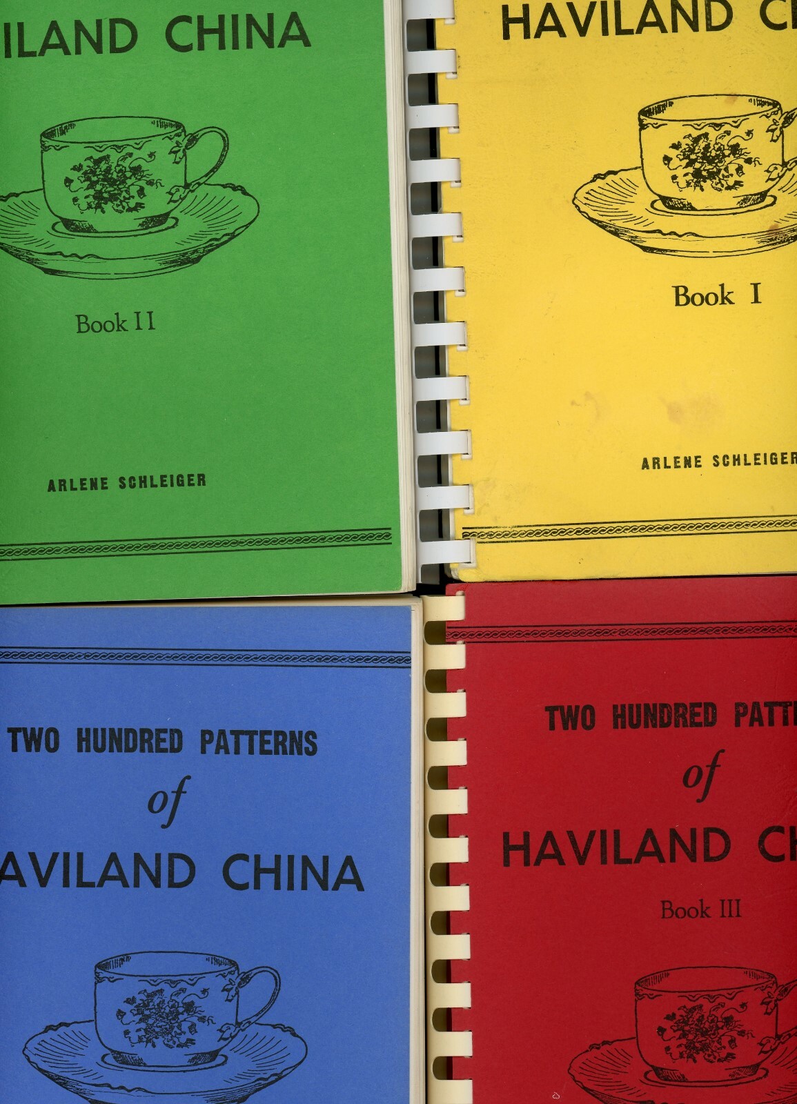 Haviland China Patterns (Identifcation of 800 Patterns)  4-Volume Book Set