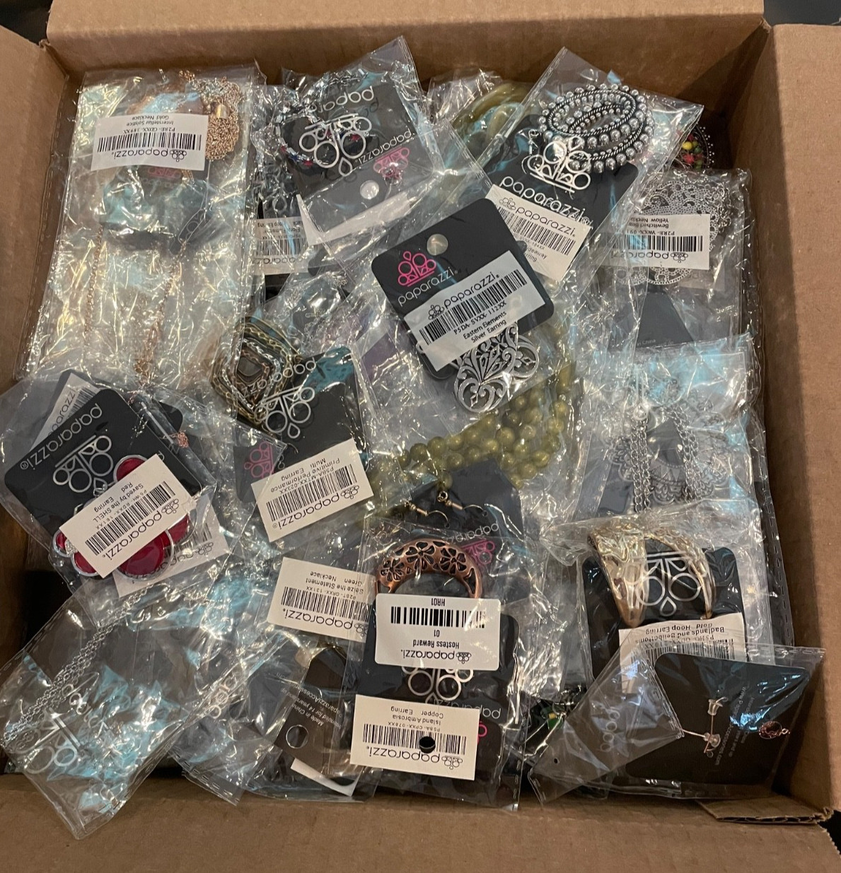 Paparazzi Jewelry 130  Pieces Mixed Lot - All New in Packages