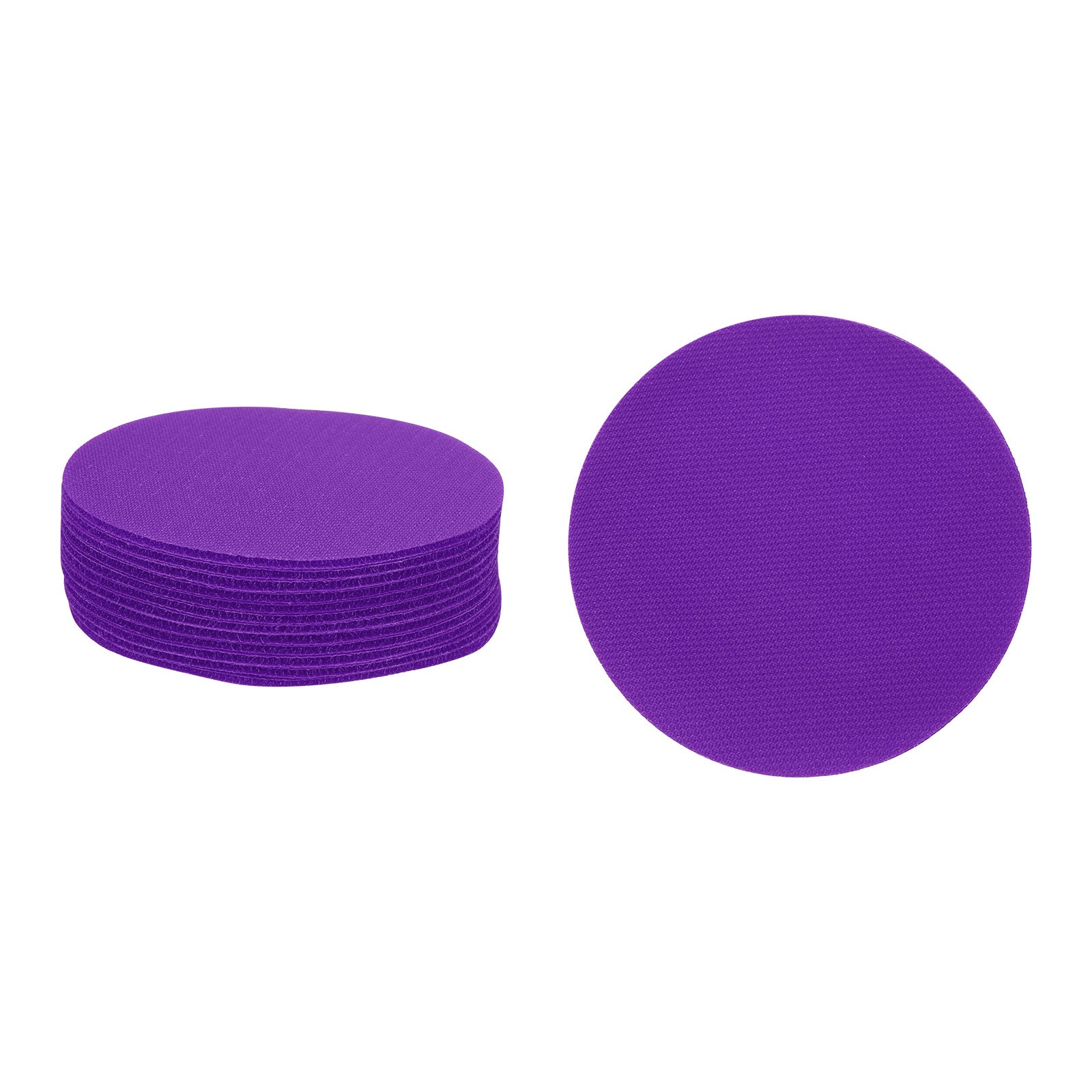 24 Pcs Carpet Spot Markers Floor Circle Dots for Classroom, Purple