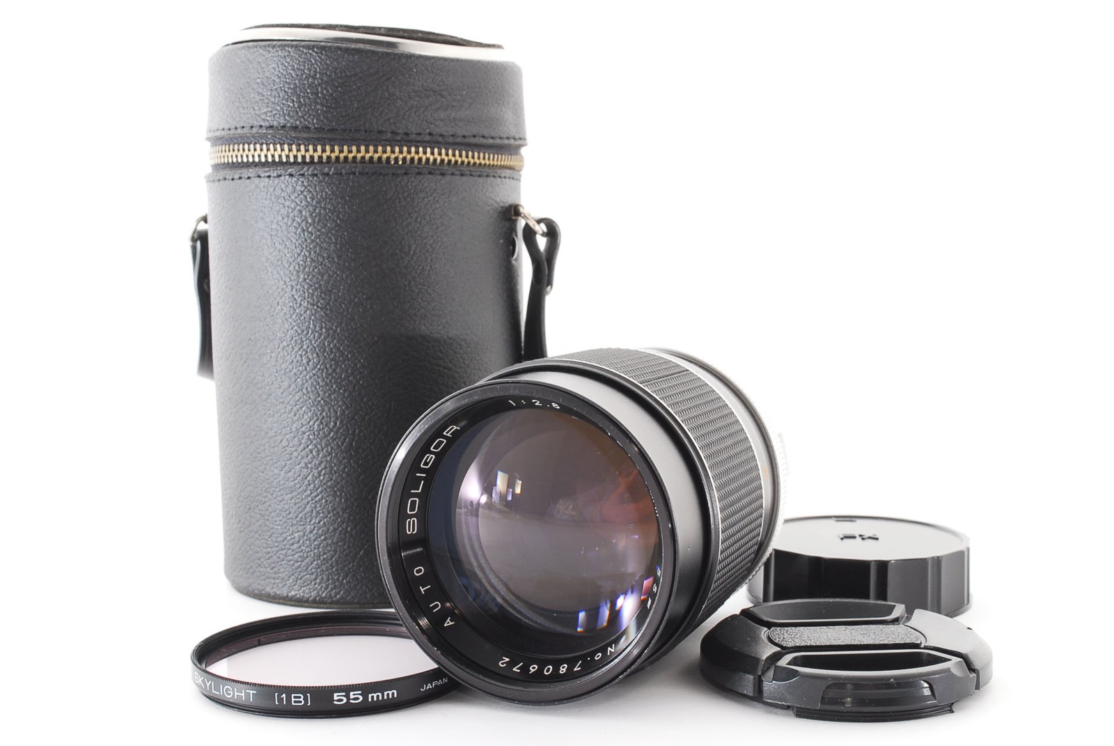 [Near MINT w/ Case] Soligor Auto MC 135mm f/2.8 For Olympus Telephoto Lens JAPAN