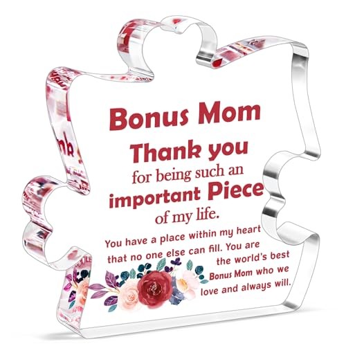 Gifts for Christmas Step Mom Xmas Birthday Gift from Bonus Daughter Bonus Mom
