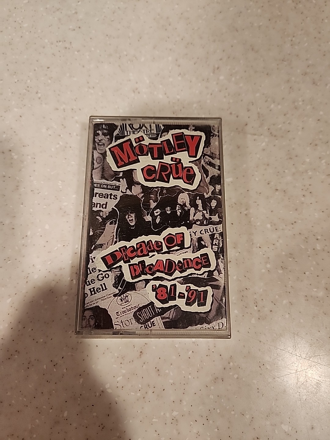Motley Crue Decade of Decadence ‘81-‘91 Cassette Tape, 1991