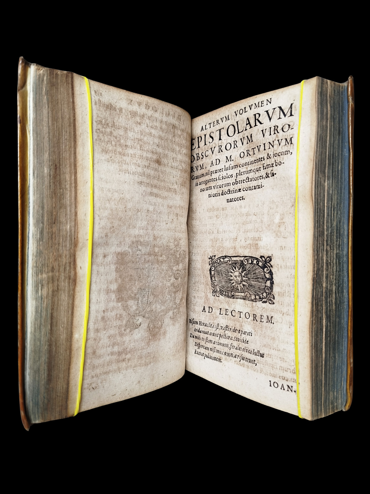 [CENSORSHIP] "Letters of the Dark Men", 1624, Frankfurt - Lettres satiriques