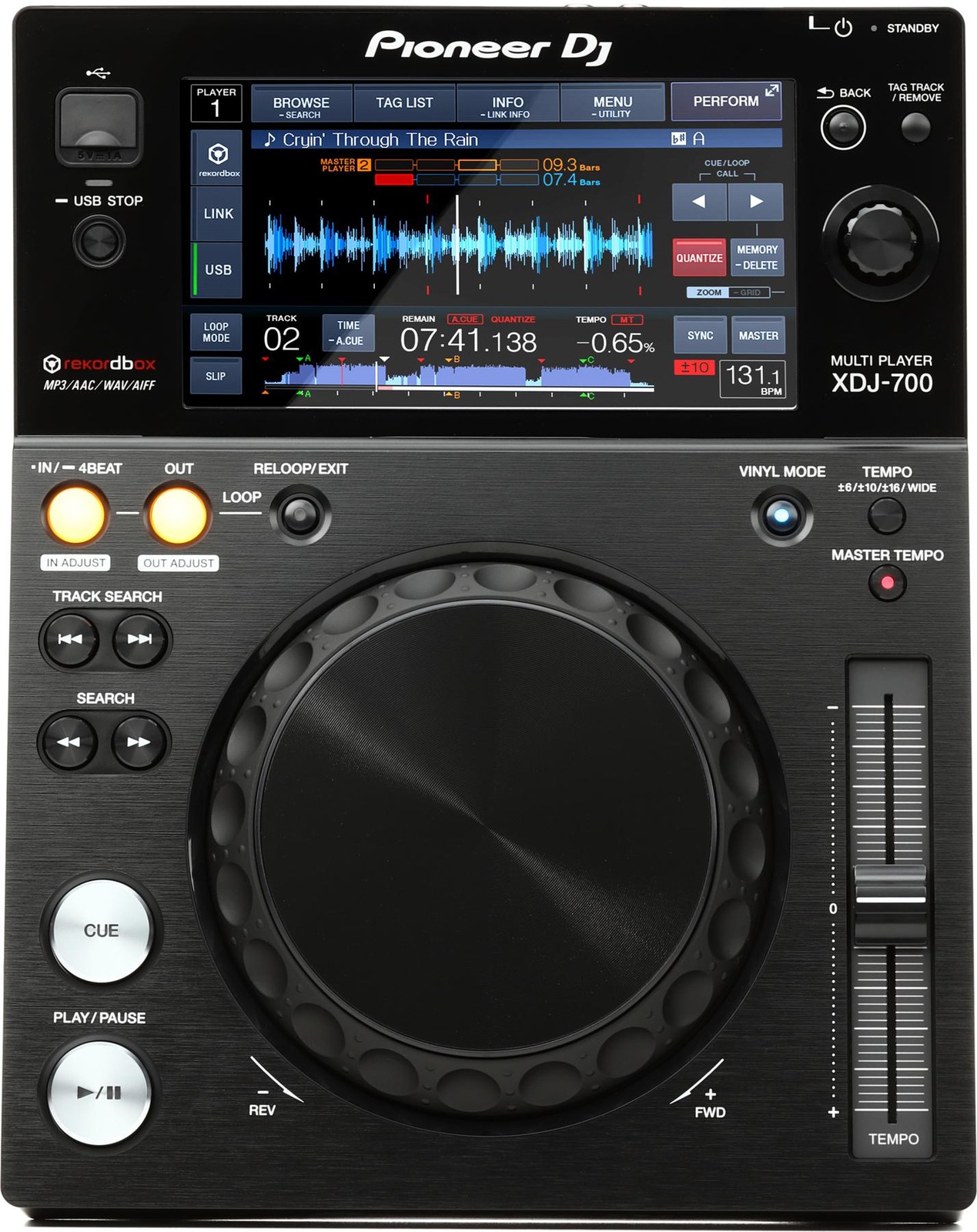 Pioneer DJ XDJ-700 Compact DJ Media Player (3-pack) Bundle