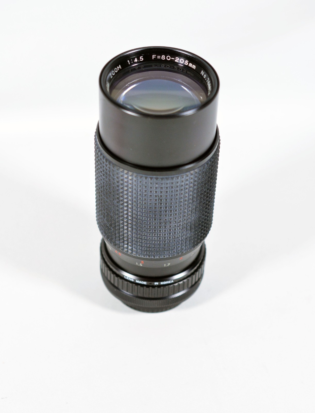 Super Albinar MC Auto 80-205mm f/4.5 Zoom-Macro Lens w/Canon FD Mount Excellent