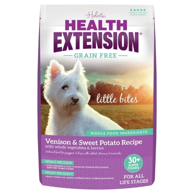 Health Extension Little Bites Venison Sweet Potato Dog Food