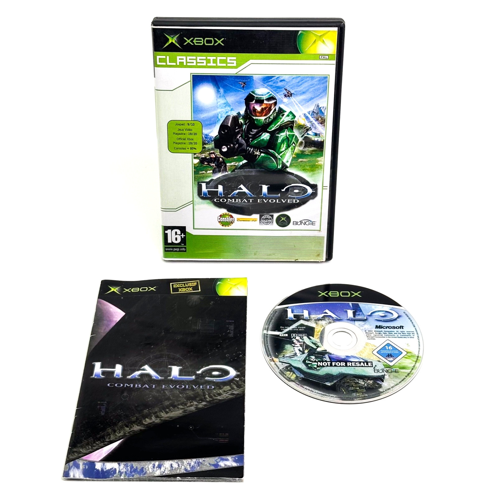 Halo 1 Combat Evolved Xbox Classic Game Console Microsoft XBOX PAL