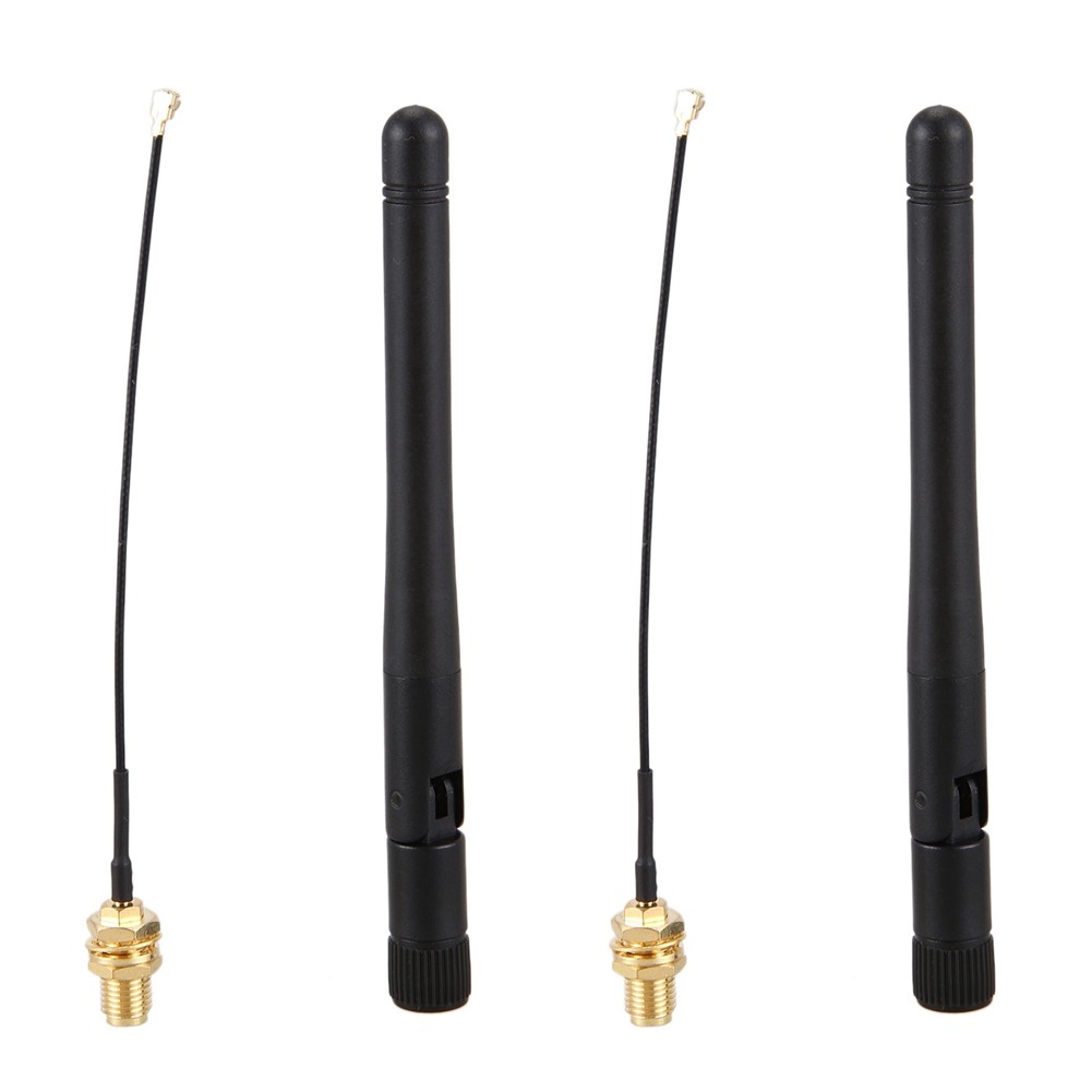 2X 900-1800MHZ Antenna 3Dbi GSM RP-SMA Plug Rubber  Lorawan Antenna + IPX4584