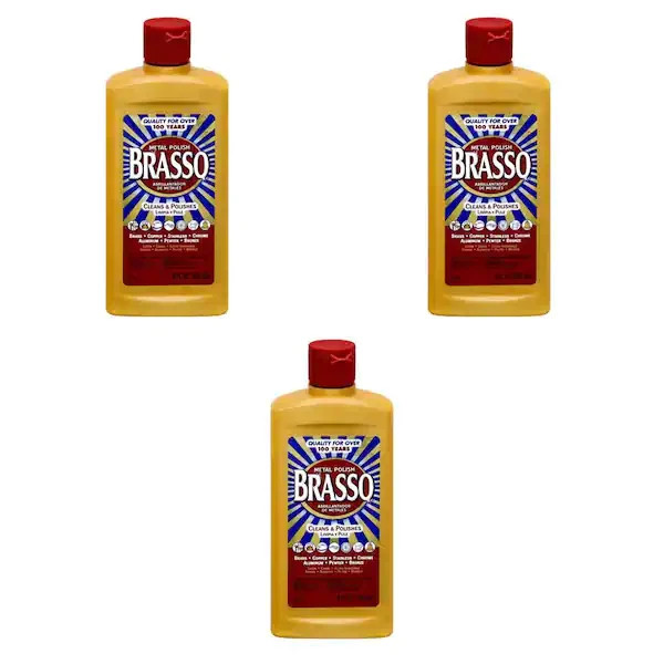 Brasso Multi-Purpose Metal Polish 8 Oz. (3-Pack)