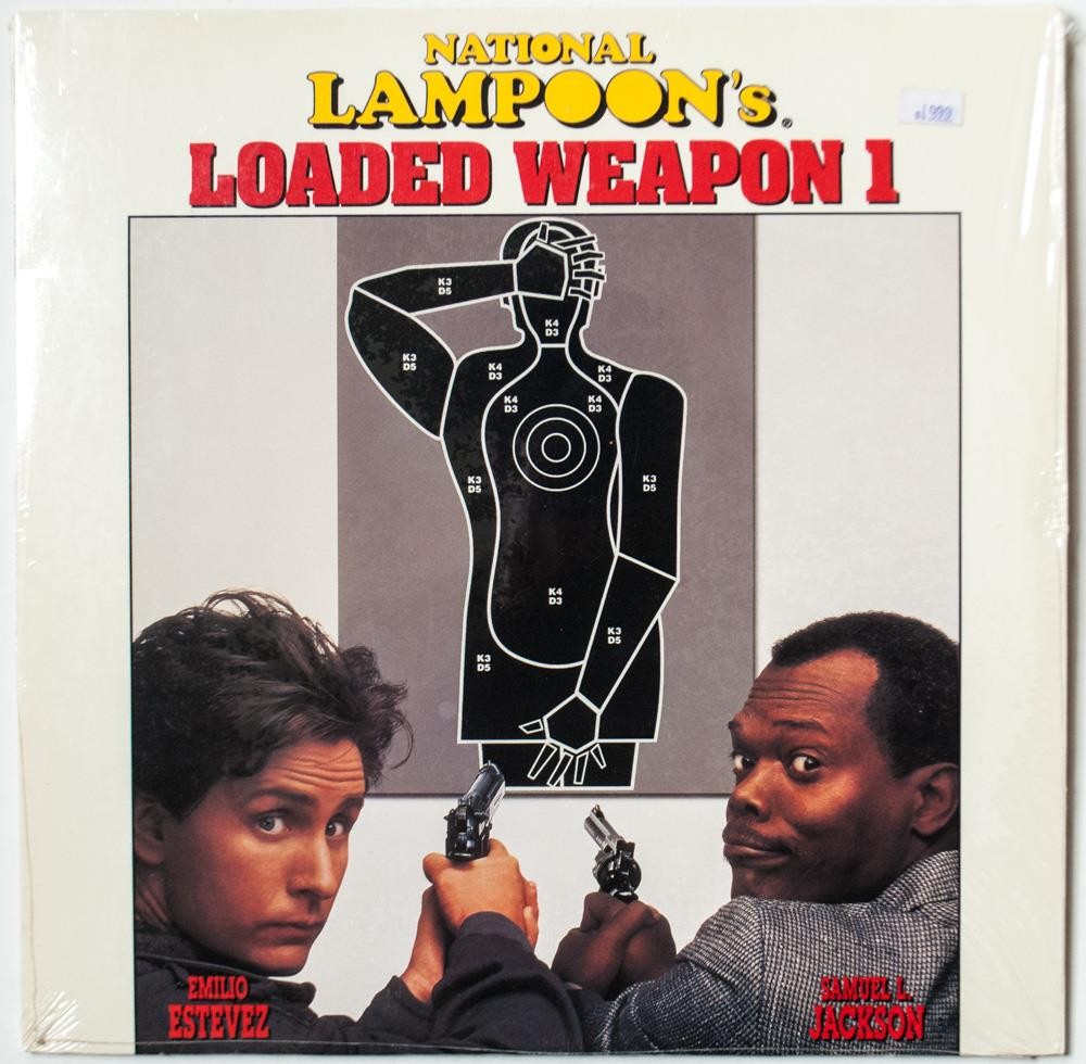 Laser Disc National Lampoon's Loaded Weapon 1 Emilio Estevez Samuel Jackson 1993