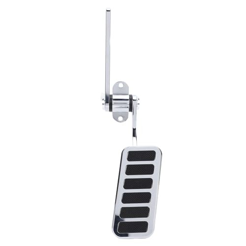 Universal Aluminum Gas Pedal Polished Aluminum Throttle Pedal Silver Anodized 