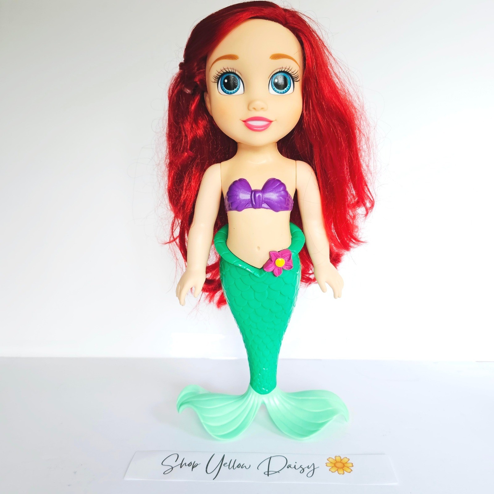 Disney Princess Bathtime Ariel Little Mermaid Doll 14 inch tall - 1176