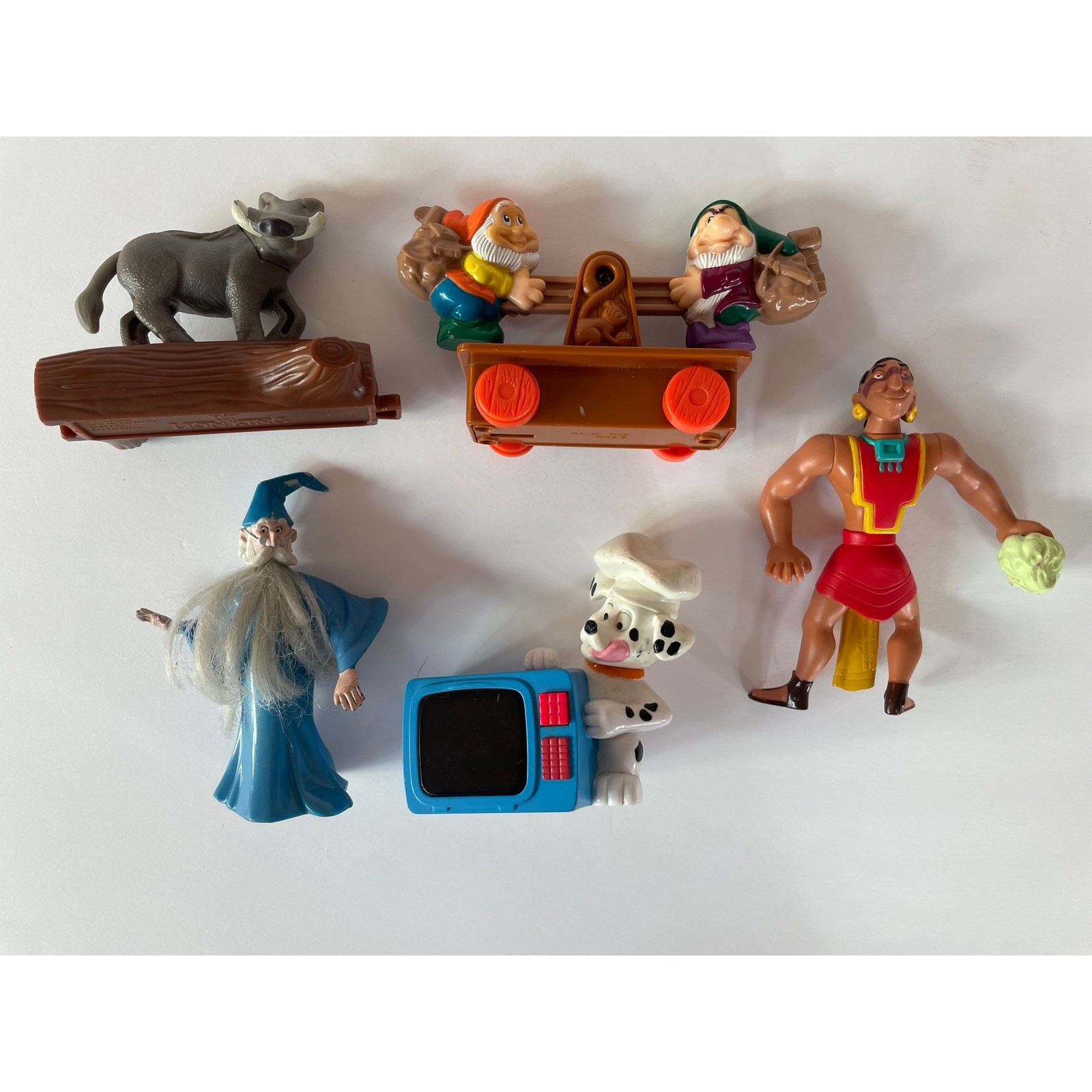 Collection of 5 Disney Toys McDonalds/ Burger King