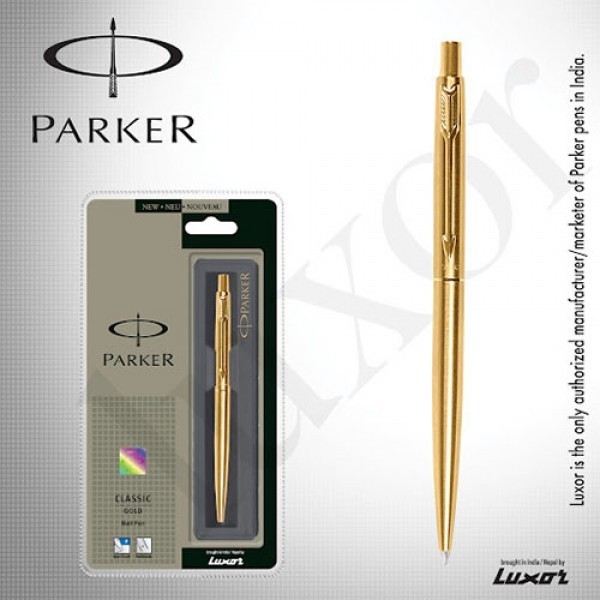 12xPARKER CLASSIC GOLD GT GOLD TRIM ORIGINAL BALL PEN - FREE WORLDWIDE SHIPPING