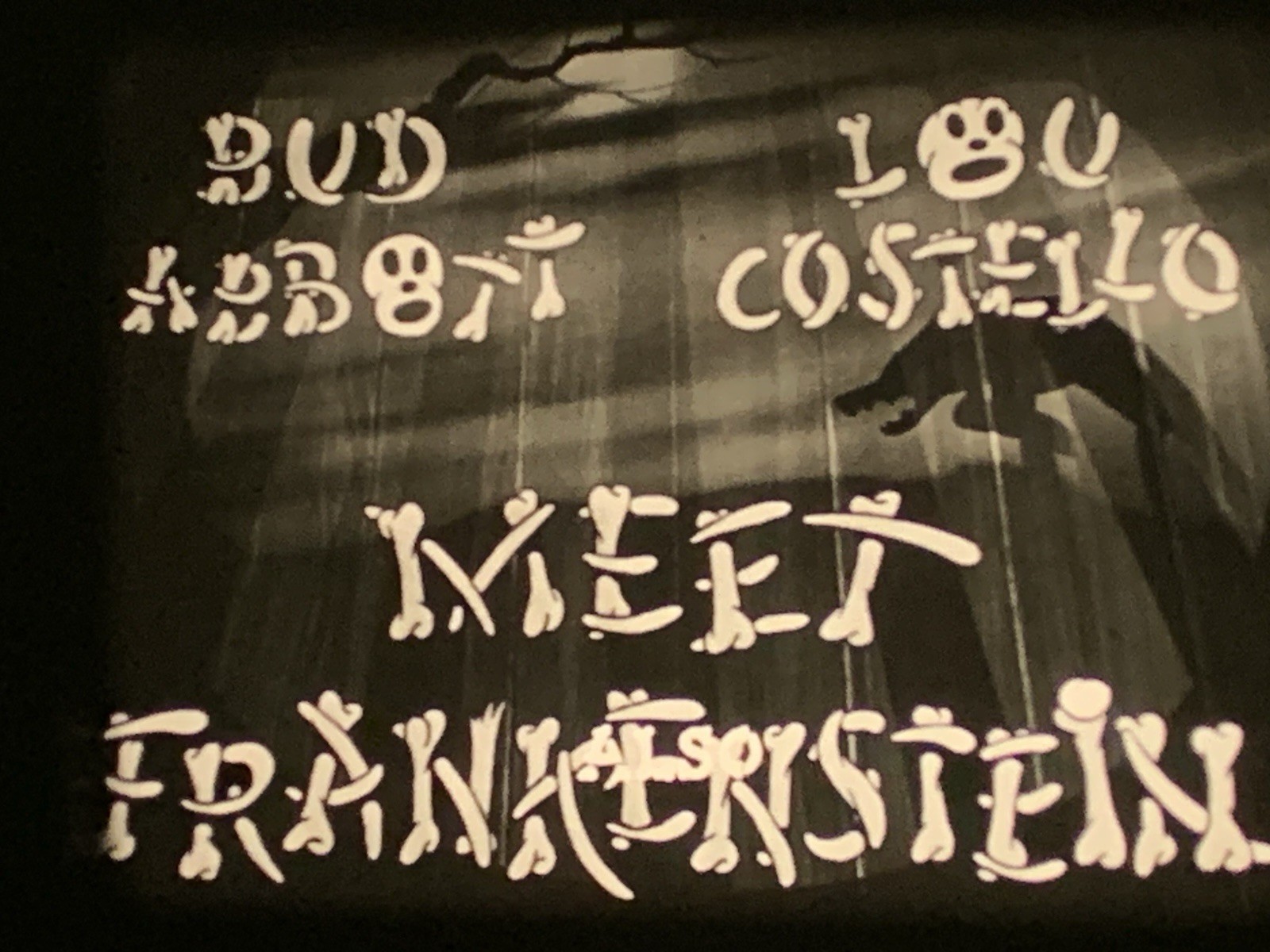 16mm feature film A & C Meet Frankenstein 