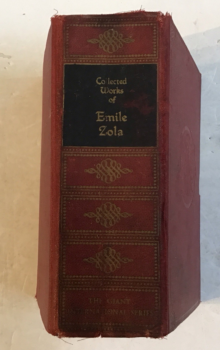 Collected Works of Emile Zola One Volume Edition 1928 Walter Black M1 Vtg