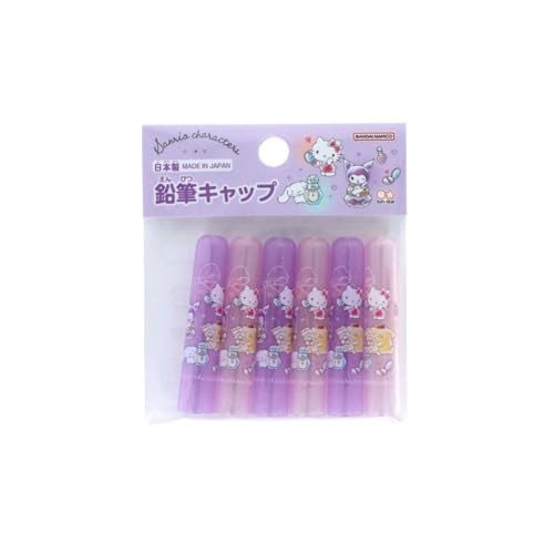 Sanrio Characters [Pencil Caps] Pencil Cover Set of 6 Sanrio