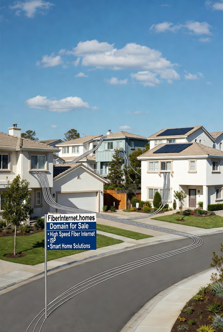 FiberInternet.homes Domain for Sale | High Speed Fiber Internet, ISP, Smart home