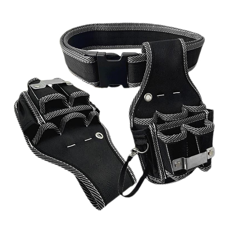 Multifunctional Nylon Fabric Tool Belt Screwdriver Kit Holder Tool Pocket Bag