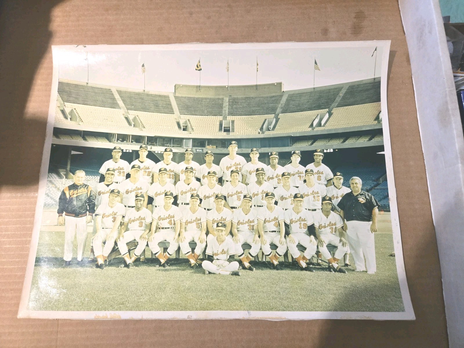 1970/71 Baltimore Orioles Type 1 Team Photo Brooks Frank