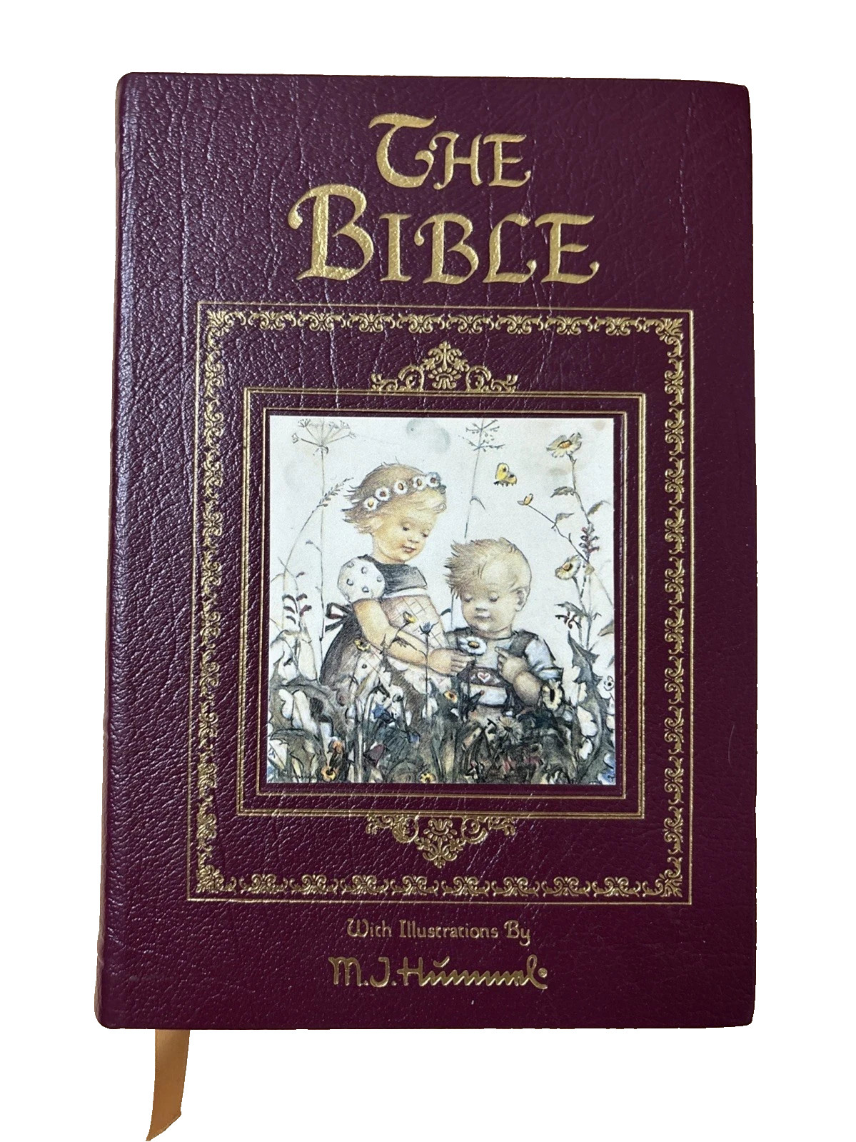 The Bible NKJV Easton Press M. I. Hummel Collector’s Edition Leather UNMARKED HC