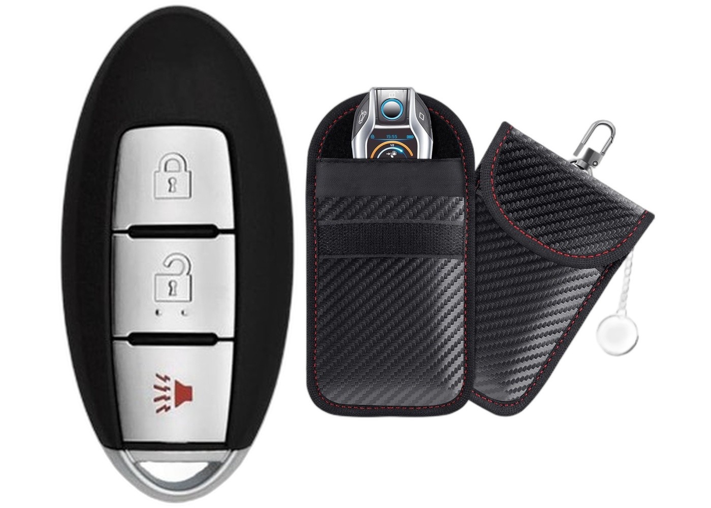 Smart Replacement Key Fob 2020 Nissan Frontier FCC: 2AOKM-NI13 MPN: w/Case