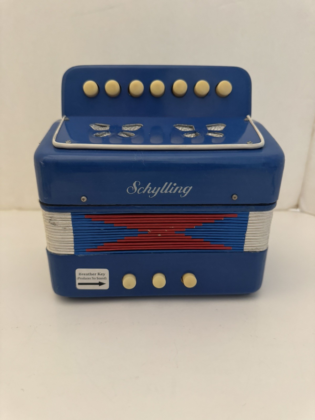 Vintage Schylling Child’s Accordion  with box