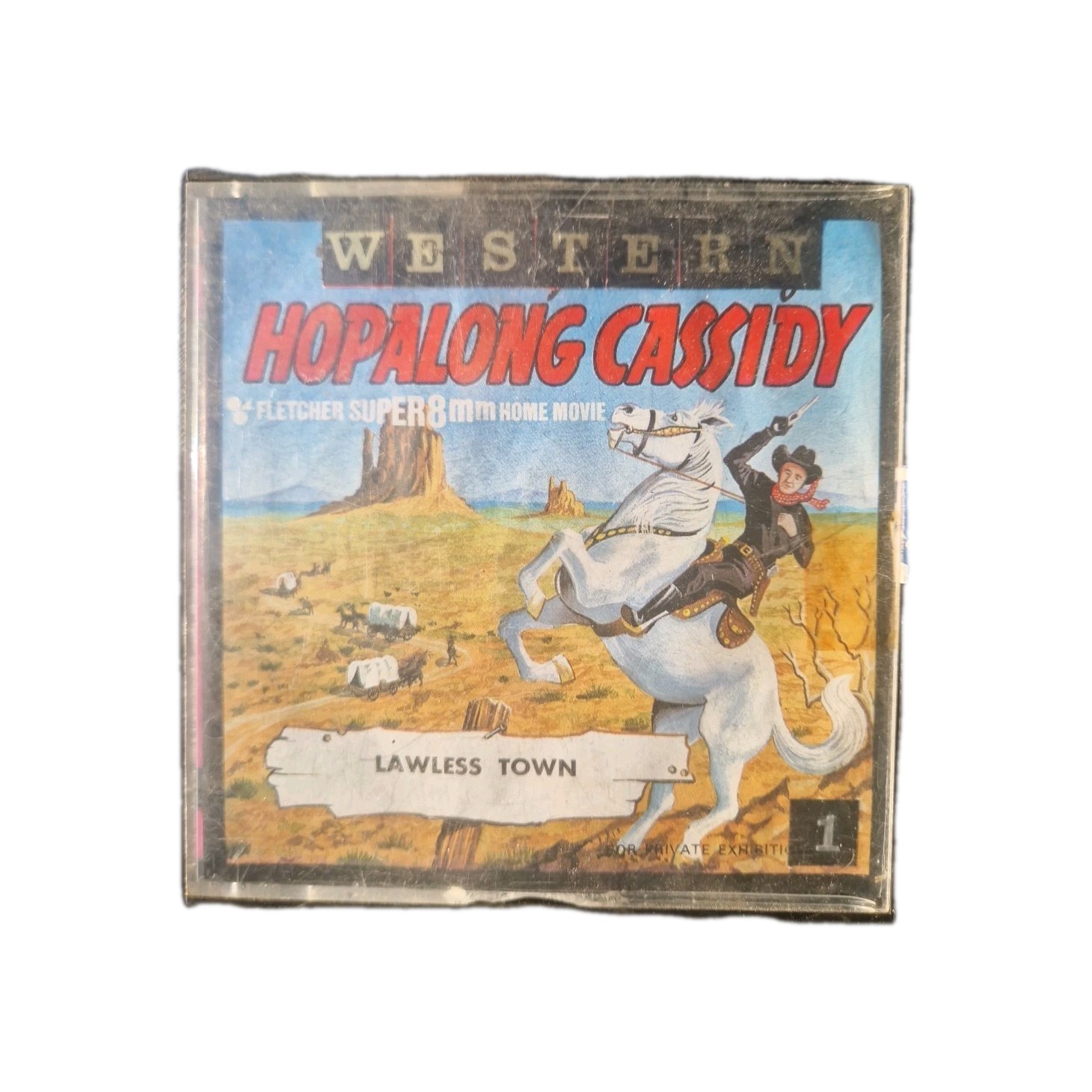 Hopalong Cassidy Super 8 Film Lawless Town B&W Silent