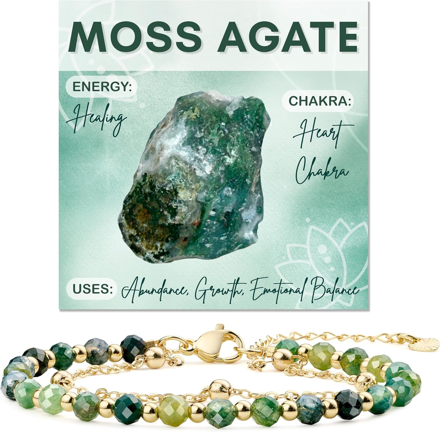 Crystal Bracelet Beaded Bracelets 4Mm Natural Stone Beads Gemstone Handmade Jewe