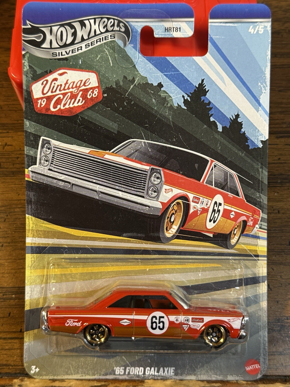 Hot Wheels Silver Series 1968 Vintage Club ‘65 Ford Galaxie Grand Prix 4/5 New