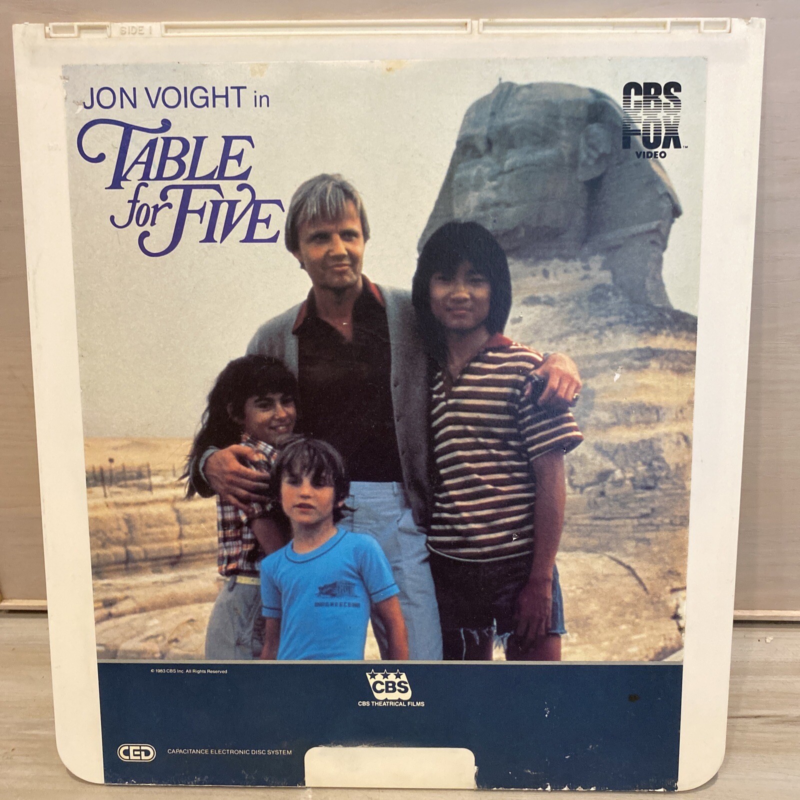 Table For Five CBS FOX Videodisc 1984 Vintage CED w/ Jon Voight