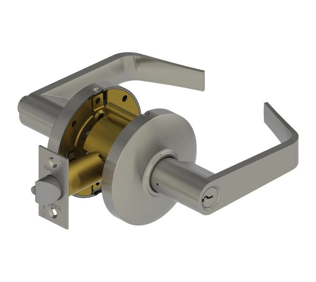 Hager 3553 2-3/4" SC US26D WTN Withnell Grade 2 Cylindrical Entry Satin Chrome