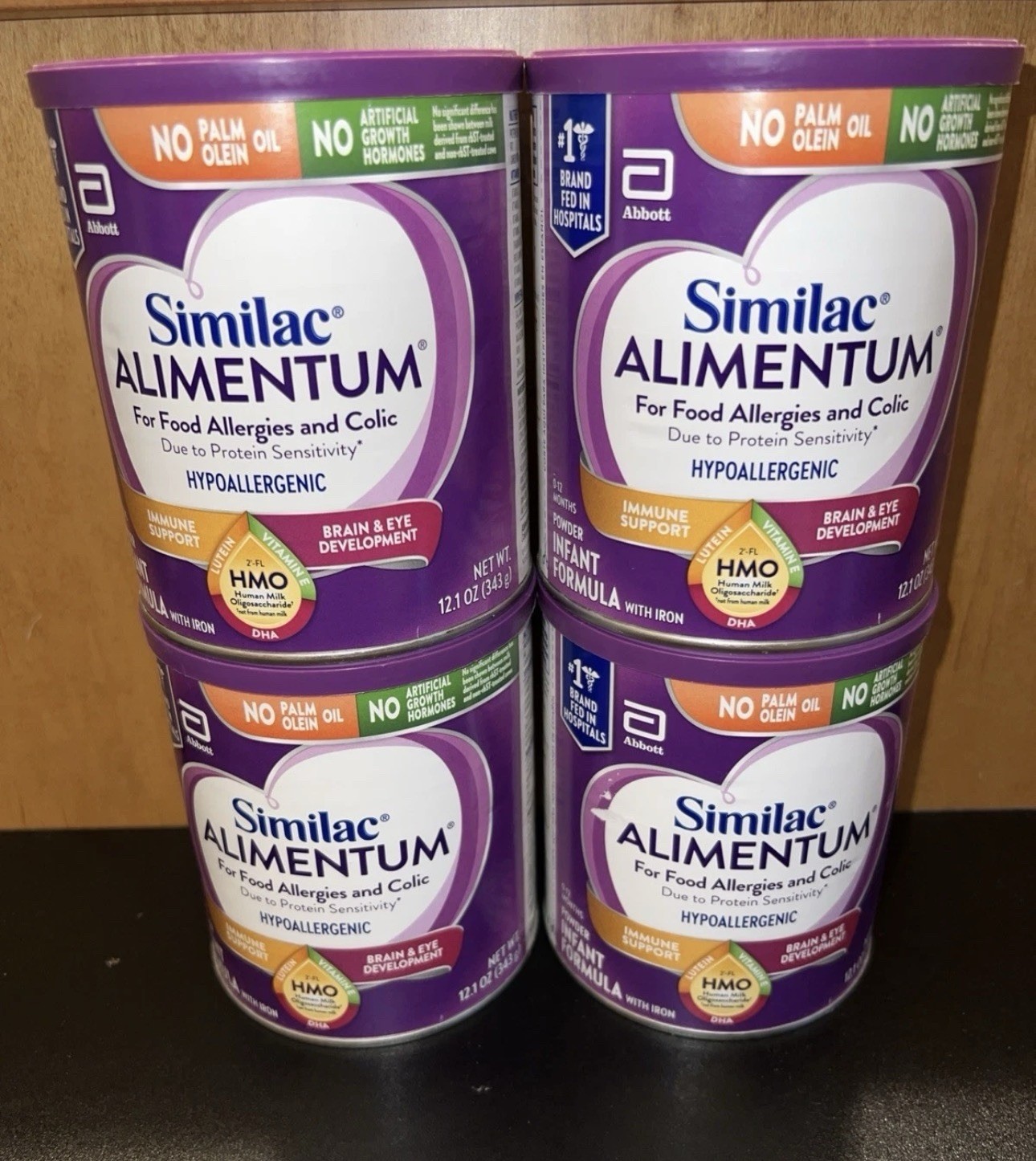 4 cans Similac Alimentum Hypoallergenic Infant Formula 12.1 oz -3/2027