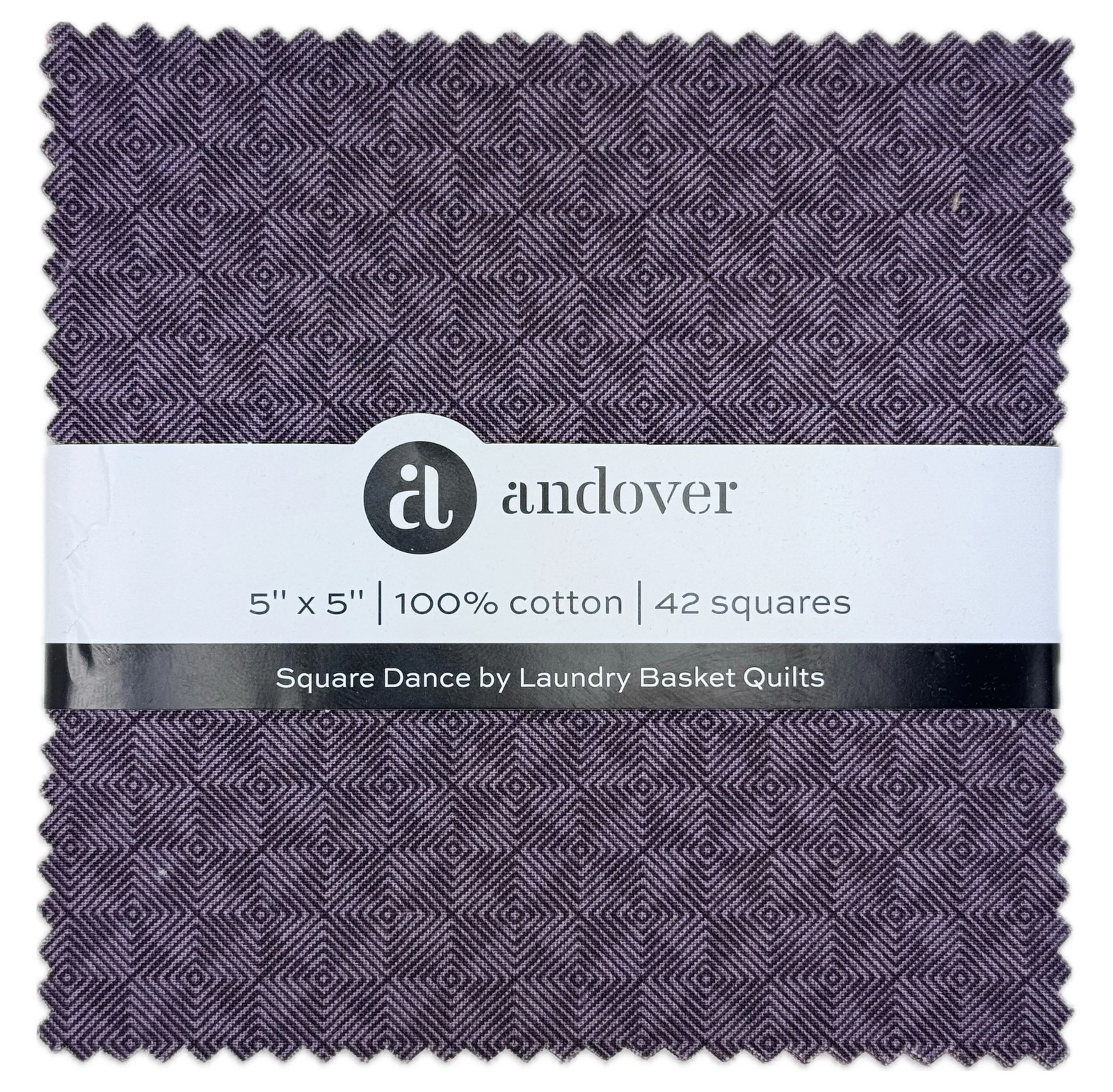 Andover - Square Dance 5x5 Charm Squares by Laundry Basket Quilts 42 pcs