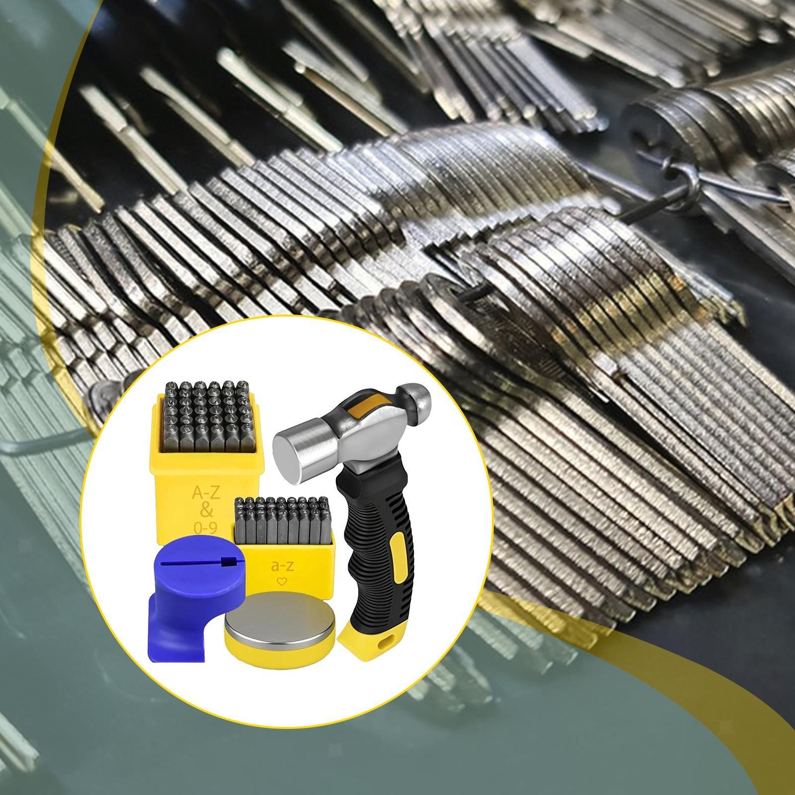 Metal Stamping Set Professional Letter Punch Set