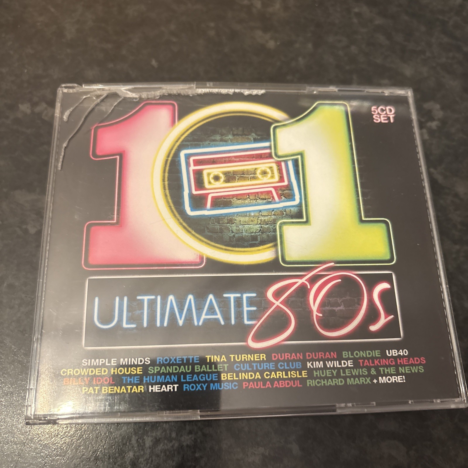 101 Ultimate 80s - 5 Disc CD Set 2017 EMI Australia Crack in Case 