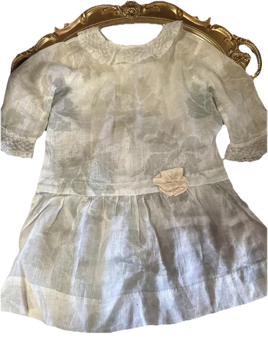 Vintage Doll Dress For Antique French Or German Character Bisque Dolls