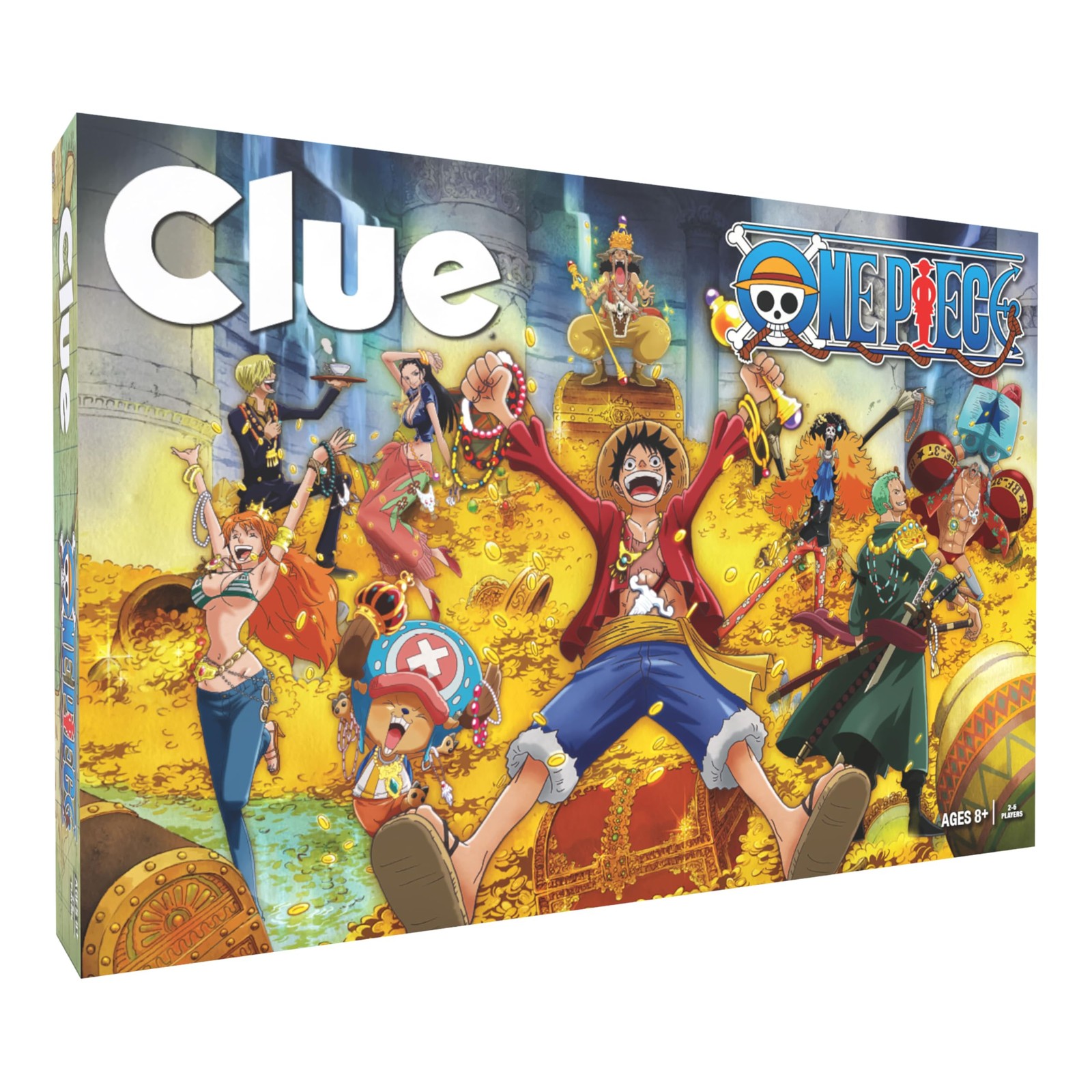 One Piece Clue Board Game - Find Hidden Pirate Treasure w/ Luffy & Straw Hat Cre