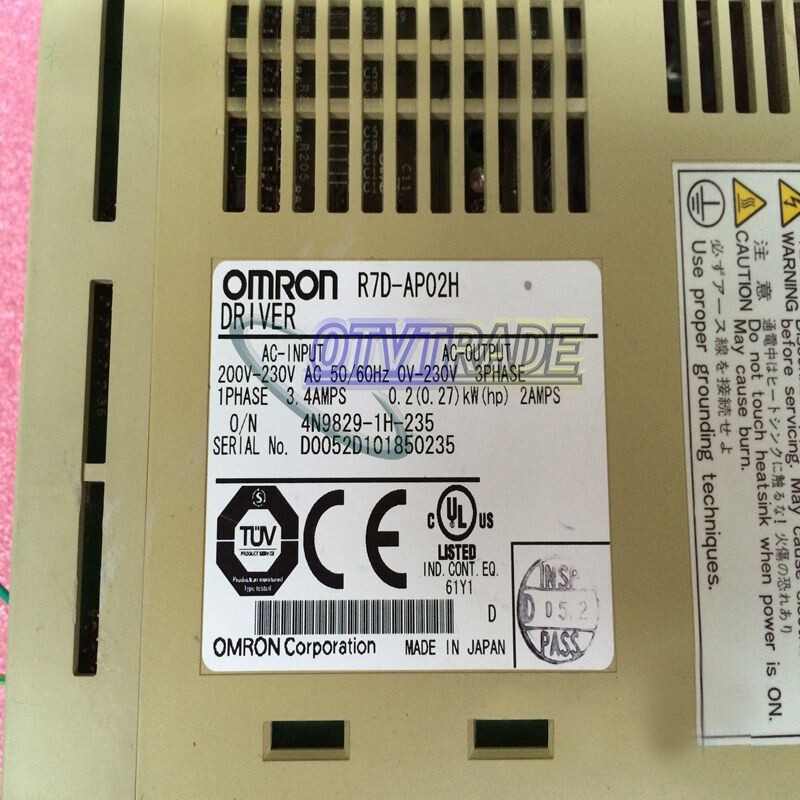 ONE USED Servo Drive R7D-AP02H R7D AP02H Tested *wq