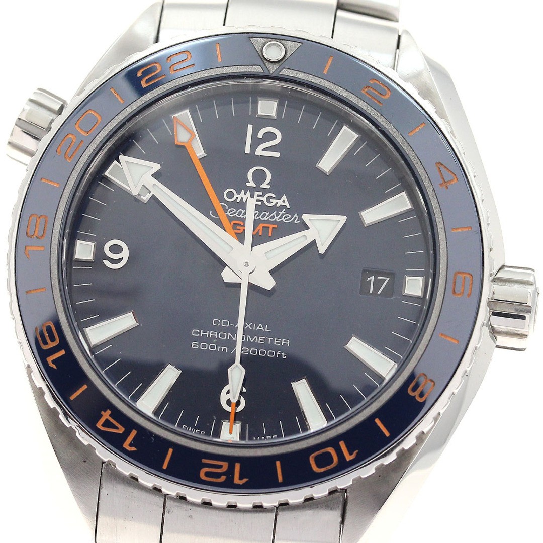 OMEGA 232.30.44.22.03.001 Seamaster Planet Ocean Good Planet GMT Date Automatic