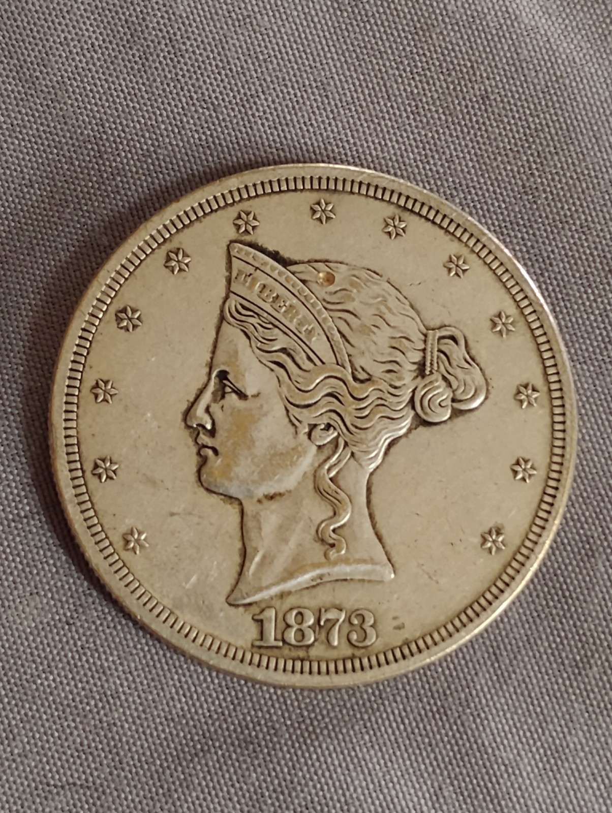 United States Trade Dollar $1 1873 420 Grains 900 Fine Silver Coin