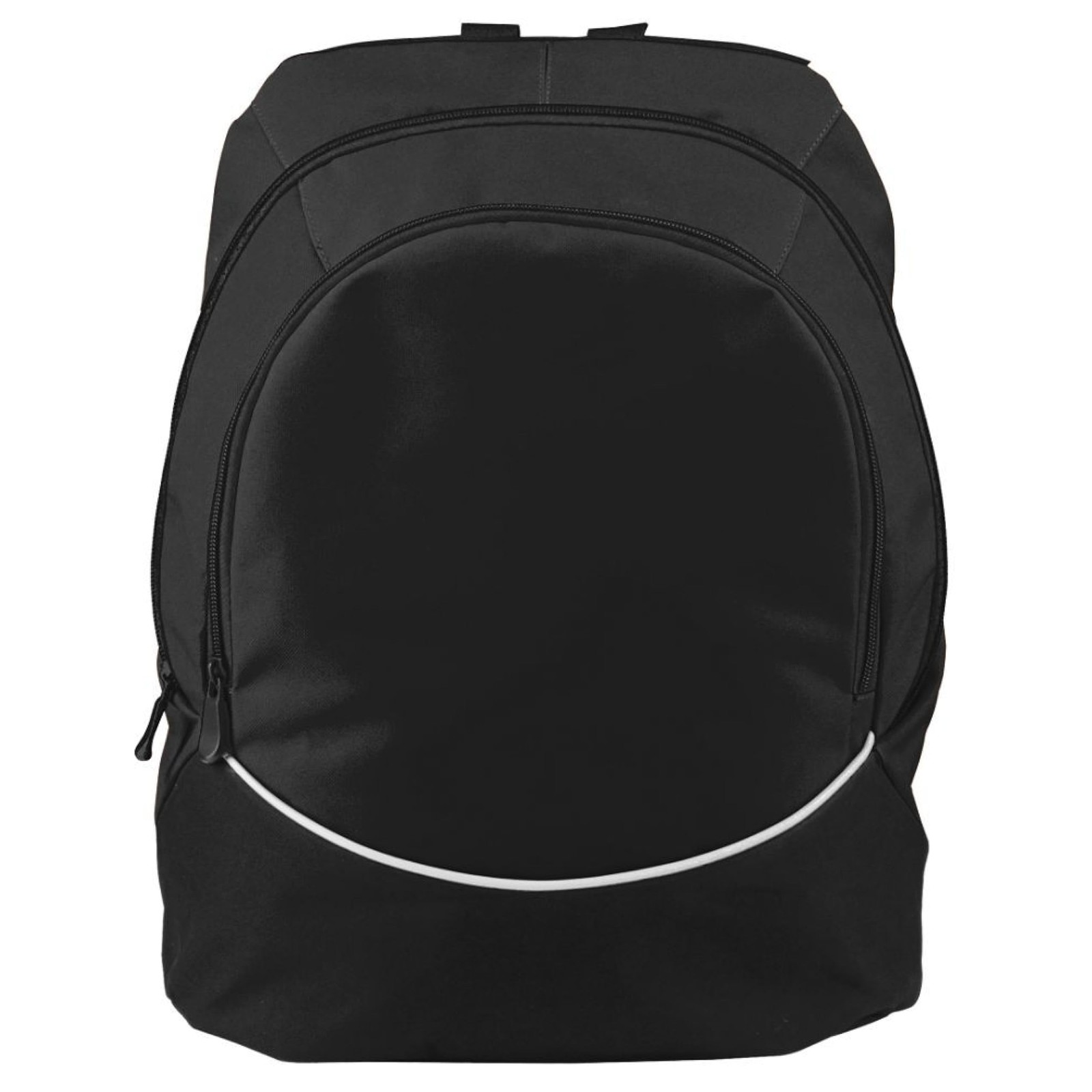 Large Tri-Color Backpack, Size, Black/Black/White