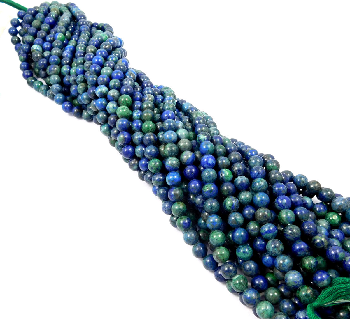Azurite Beads 15 Inch Strand 8mm Round Natural Gemstone Jewelry Wholesale Lot