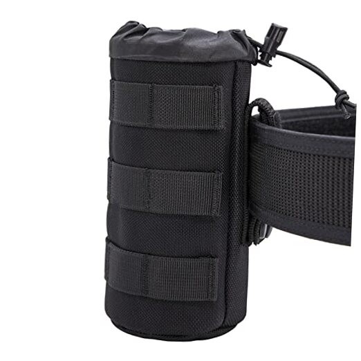 MOLLE Bottle Pouch Holder for Duty Belt Backpack Nylon Belt/MOLLE Clip