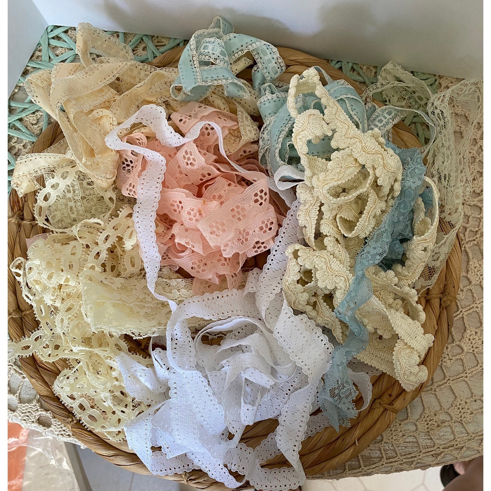 Vintage variety lot of lace trim