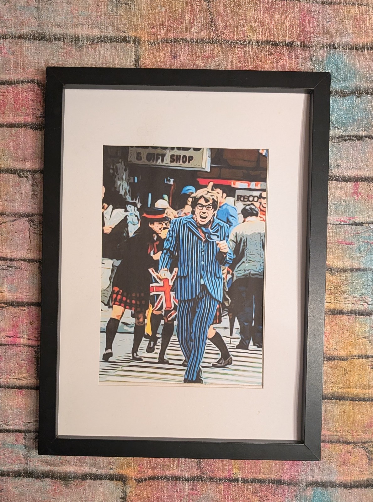 Austin Powers Cult Film Pop Art Tribute Print