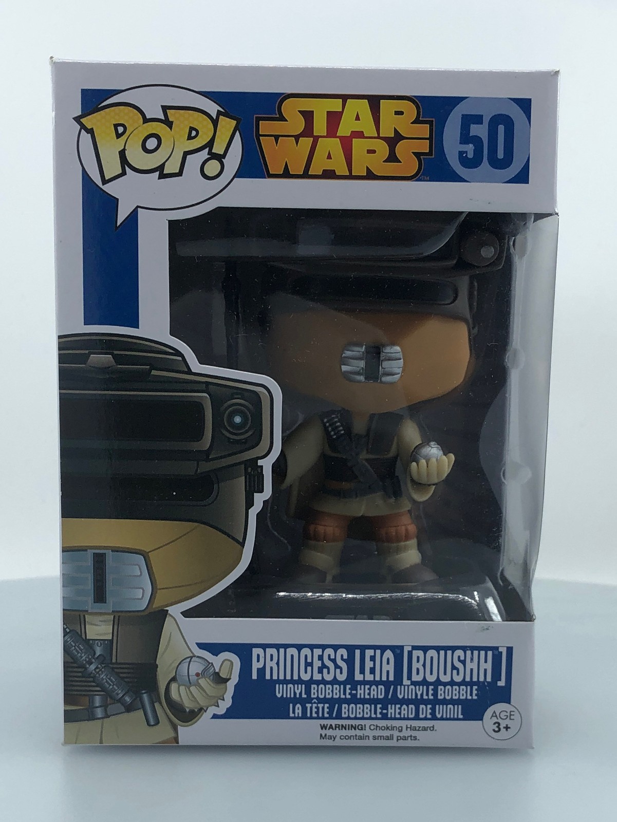 Funko POP! Star Wars Blue Box Princess Leia as Boushh #50 Vinyl Figure DAMAGED