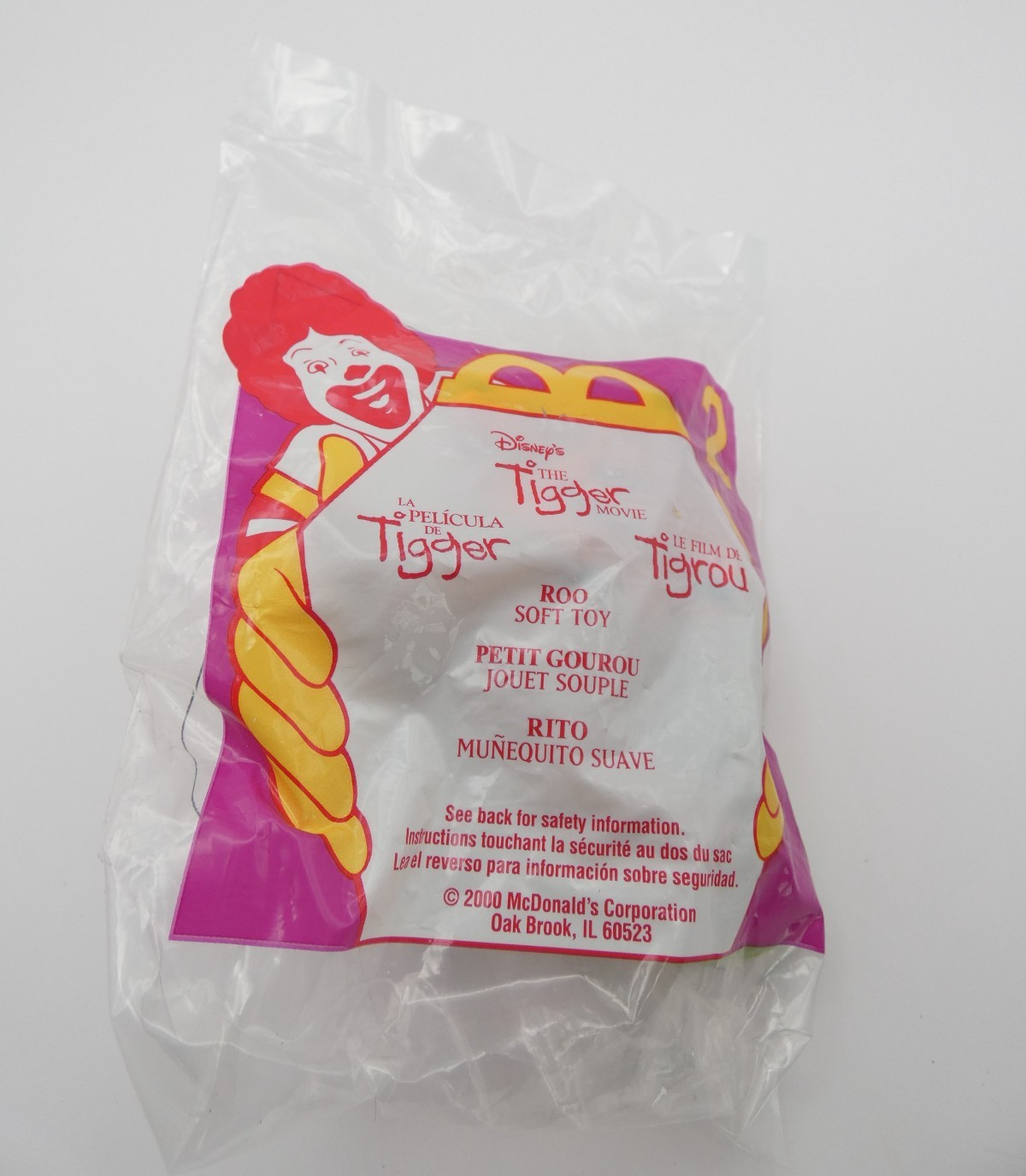 2000 McDonalds Disney's The Tigger Movie Roo # 2 Happy Meal Toy