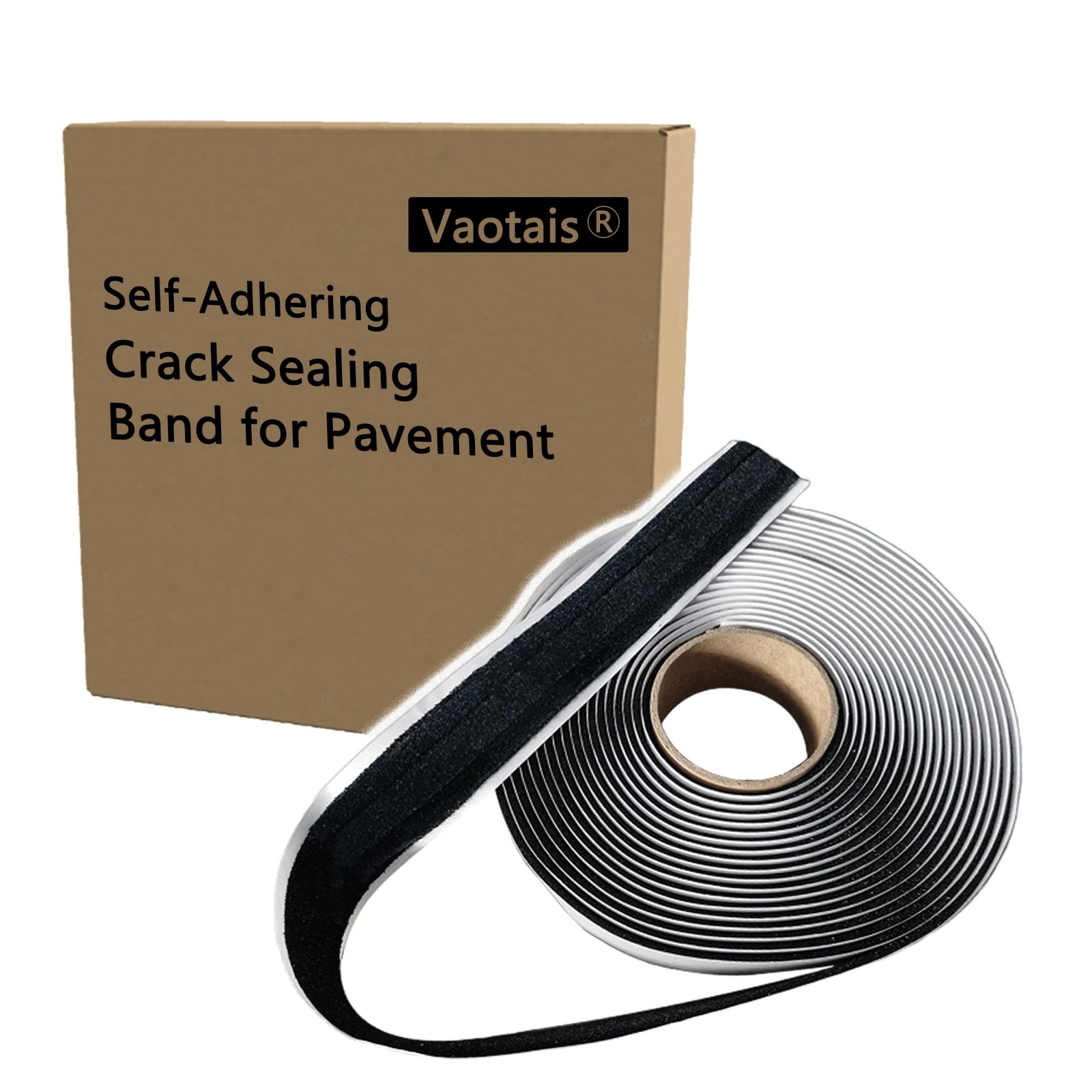 Innovative Upgraded Asphalt Crack Sealer and Joint Repair Tape - Handles Temp...