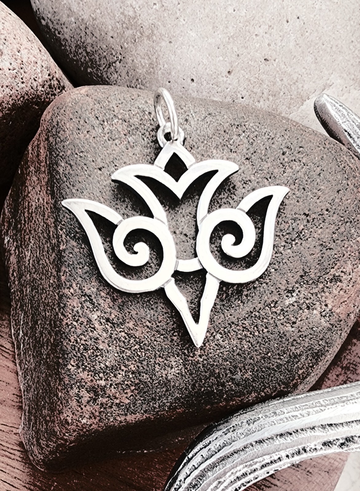 Retired James Avery Large Openwork Descending Dove Pendant with Large Bail